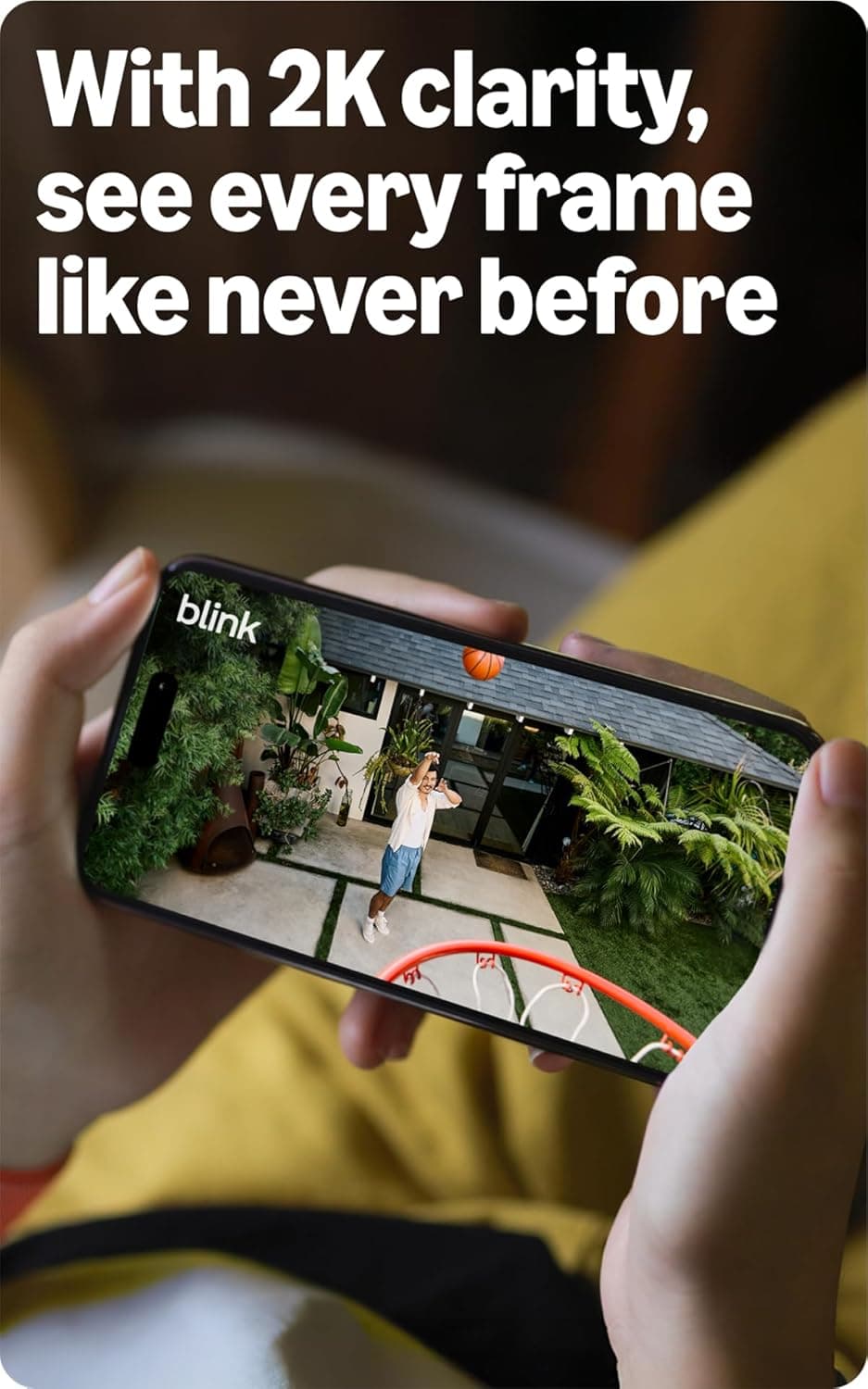 Blink Outdoor 2K+ (newest model) — Wireless smart security camera, 2K video resolution, enhanced audio, two-year battery. Required Sync Module not included — Add-On (Black)