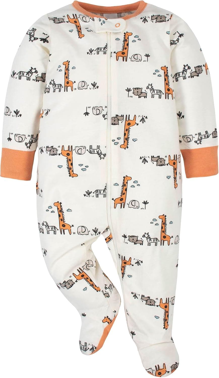 Gerber Baby Boys' 4 Pack Sleep 'N Play Footie