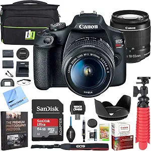 Canon EOS Rebel T7 DSLR Camera Bundle Review