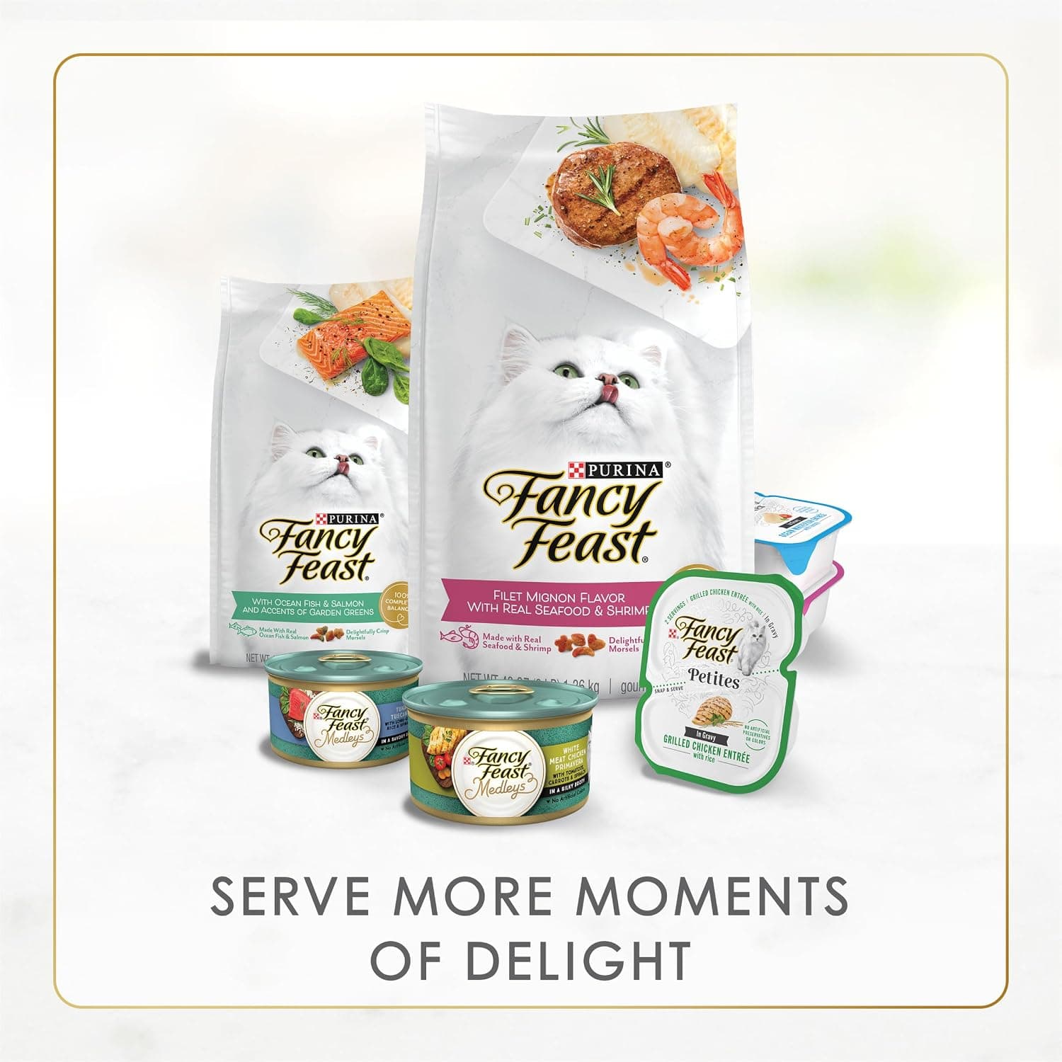 Purina Fancy Feast Gravy Lovers, Poultry & Beef Wet Cat Food, 3oz, 24-Pack | Variety Pack, grilled gourmet texture made with no artificial colors or preservatives, 100 percent complete and balanced