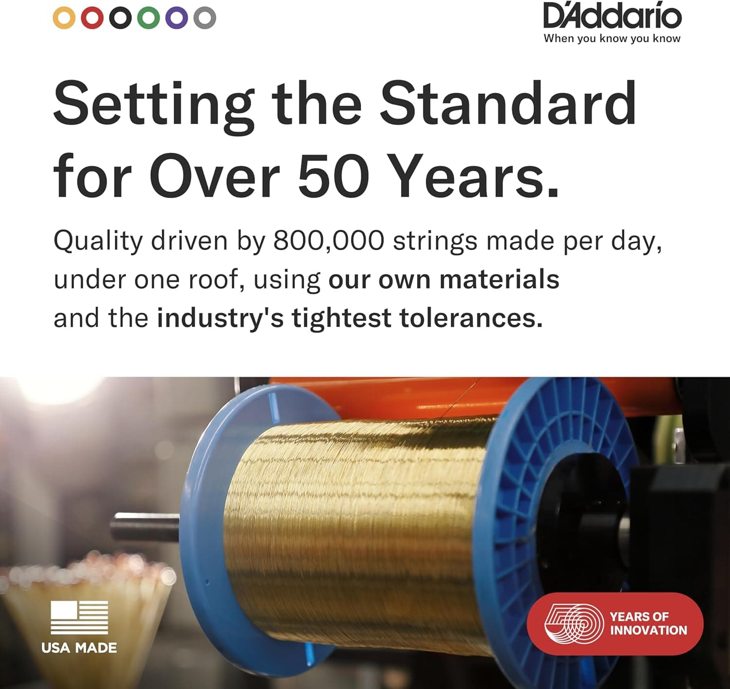 D'Addario EJ16-3D Phosphor Bronze Acoustic Guitar Strings 12-53, 3 Sets | Phosphor bronze acoustic guitar strings offer warm, bright, balanced tone, reliable intonation, durable feel and playability.