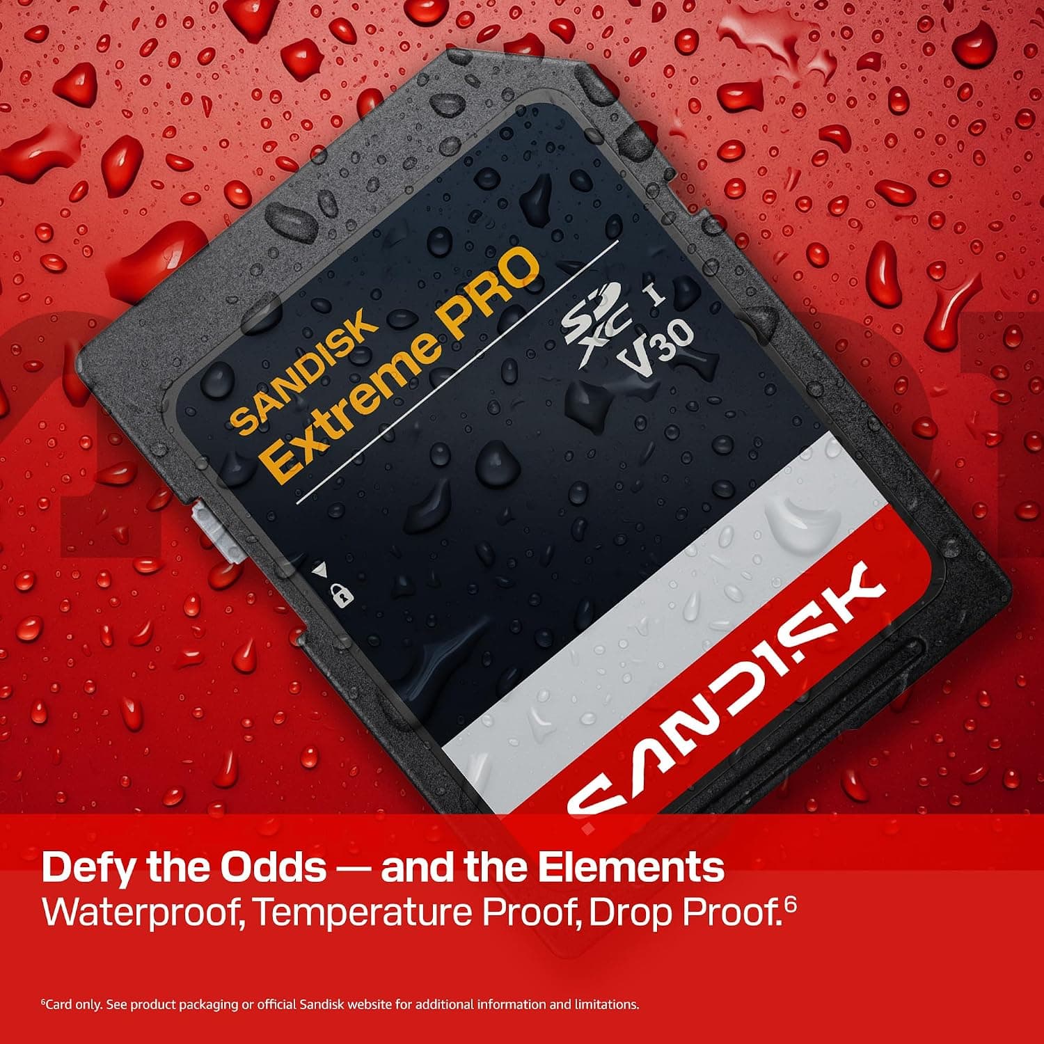 SANDISK 128GB Extreme PRO SD UHS-I Card - Up to 250MB/s Read Speed and 120MB/s Write Speed, 4K UHD, Full HD, U3, and V30 - SDSDXXJ-128G-GSCIN | UHS-I U3 SDXC card with 250MB/s read speed and V30 video class for 4K video, photography and data storage