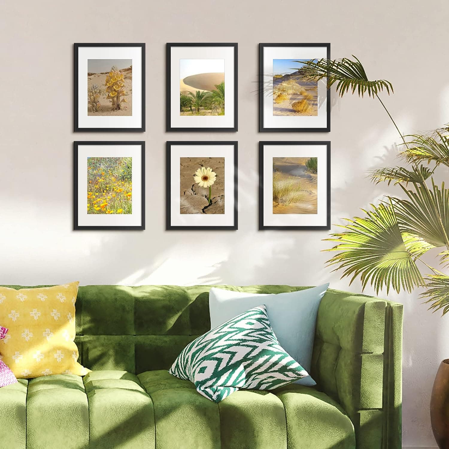 upsimples 11x14 Picture Frame, Wall Decor Photo Frames, Black 1 Pack | 11 x 14 Frame, 8x10 Frame with Mat for Gallery Wall, Family, Baby, Dog, Dorm, Christmas