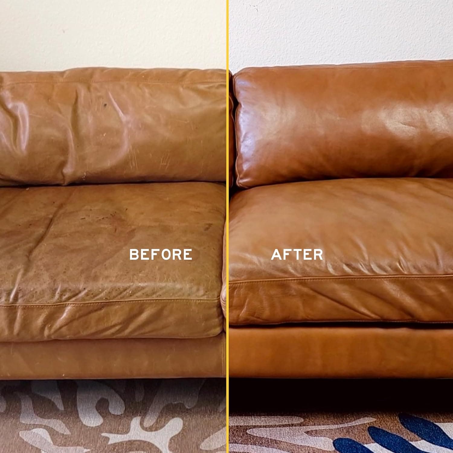 Leather Honey Leather Cleaner – Non-Toxic & Made in the USA Since 1968 | Deep cleans leather, faux leather & vinyl – restore couches, car seats, purses, shoes & bags. For any color, including white
