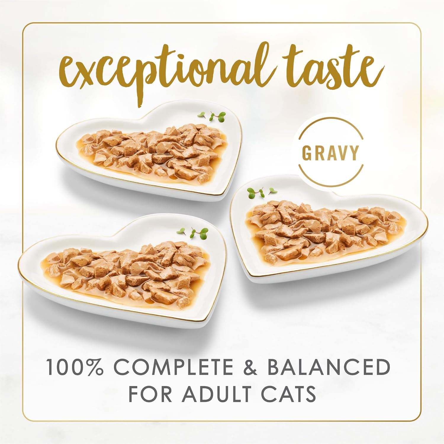 Purina Fancy Feast Gravy Lovers, Poultry & Beef Wet Cat Food, 3oz, 24-Pack | Variety Pack, grilled gourmet texture made with no artificial colors or preservatives, 100 percent complete and balanced
