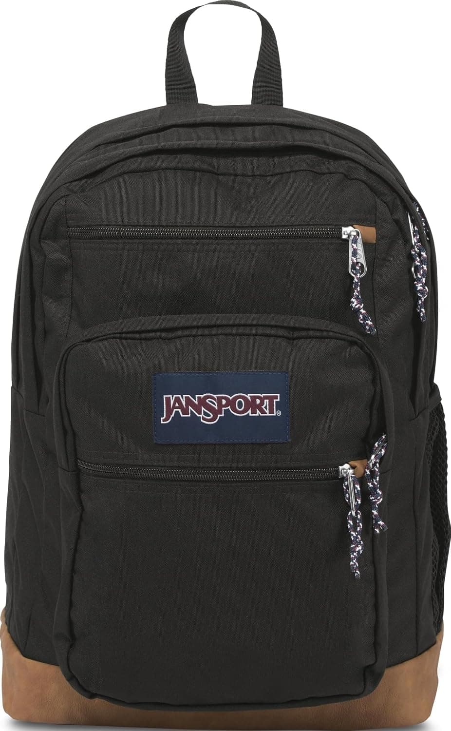 JanSport Cool Backpack, with 15-inch Laptop Sleeve - Large Computer Bag Rucksack with 2 Compartments, Ergonomic Straps, Black | Ergonomic Straps, Waterbottle Pocket, Campus Weekender Travel Rucksack