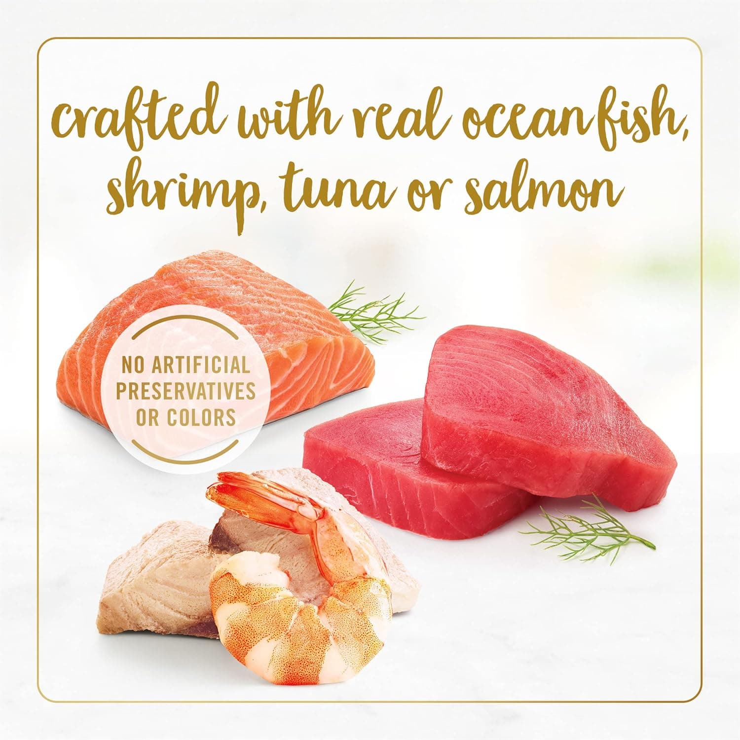 Purina Fancy Feast Grilled Seafood Wet Cat Food, 3 oz Cans, 24-Pack | Variety Pack, crafted with real seafood in savory gravy. Made with no Artificial Colors or Preservatives.