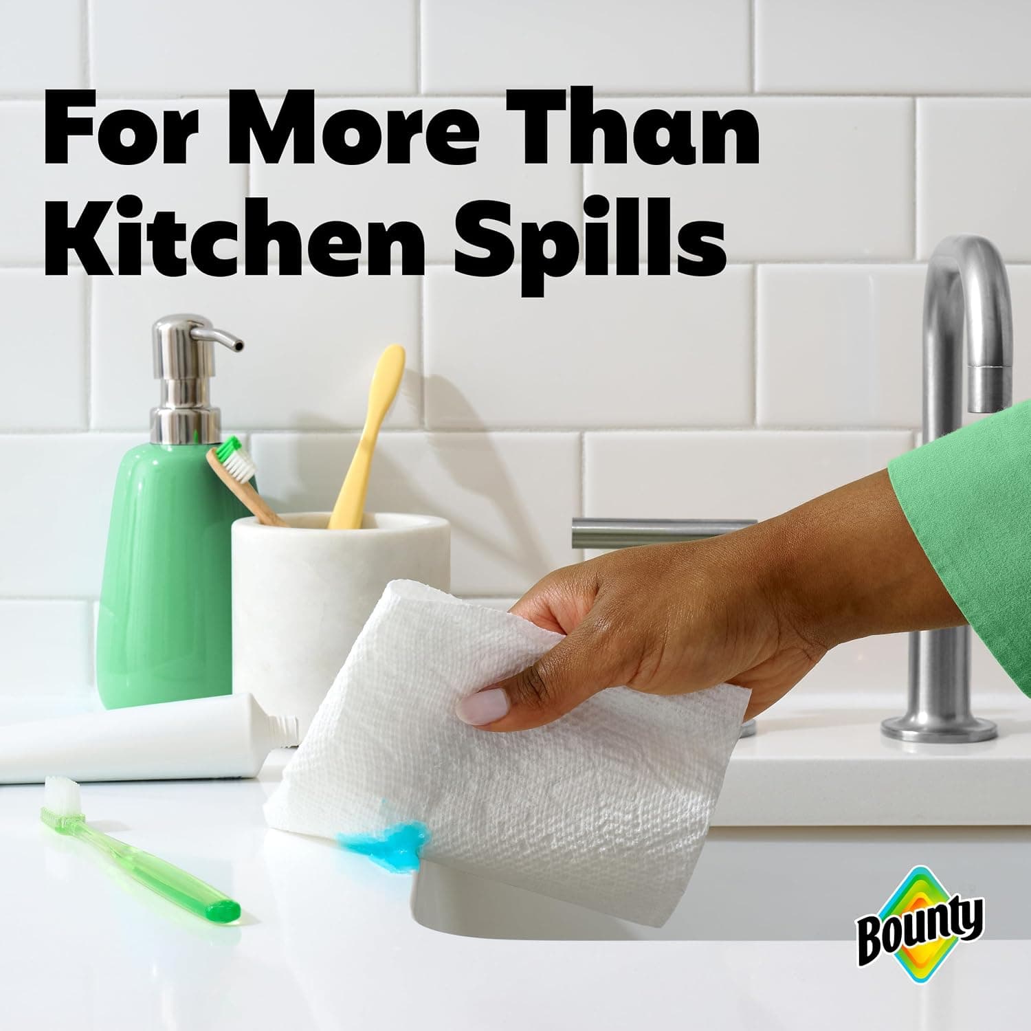 Bounty Select-A-Size Paper Towels, White, 2 Triple Rolls = 6 Regular Rolls
