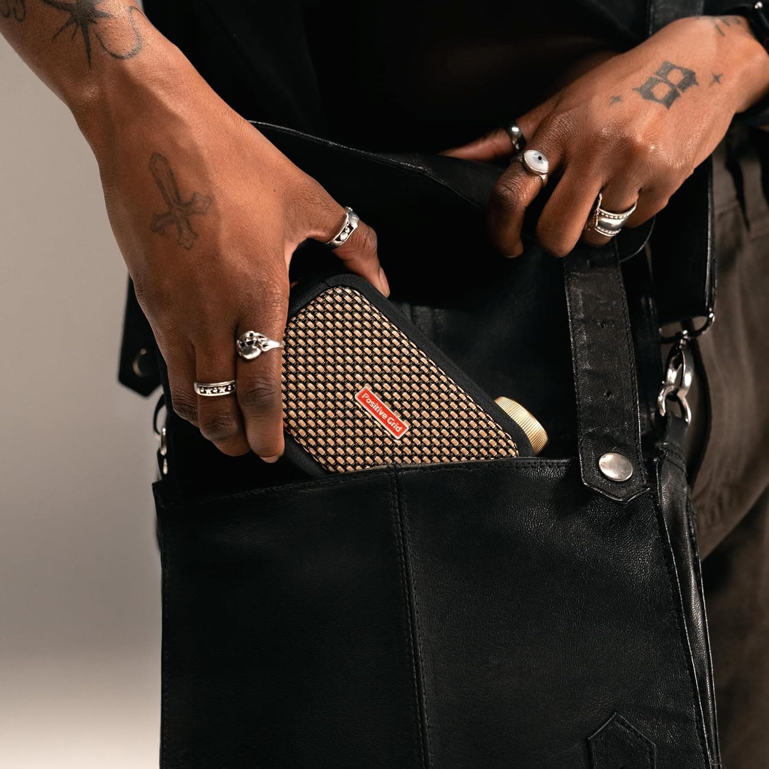 Positive Grid Spark GO 5W Ultra-Portable Smart Guitar Amp & Speaker | Ultra-portable amp & Bluetooth speaker in one. 33 amps, 43 effects, 100k+ tones, Spark AI, Smart Jam, up to 8-hr battery.
