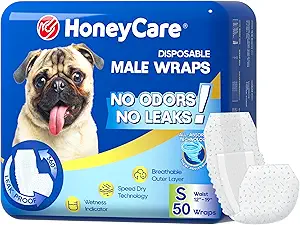 HONEY CARE All-Absorb A26 Male Dog Wrap Review