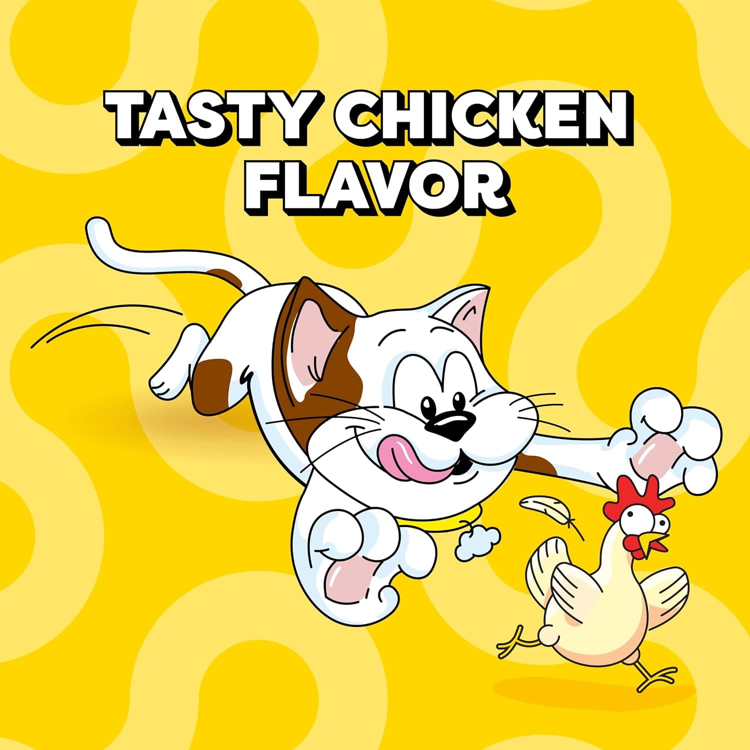Temptations Classic Crunchy and Soft Cat Treats, Tasty Chicken, 30 oz | Under 2 calories per treat, crunchy outside & soft inside, resealable tub, use as meal or topper, 100% complete & balanced
