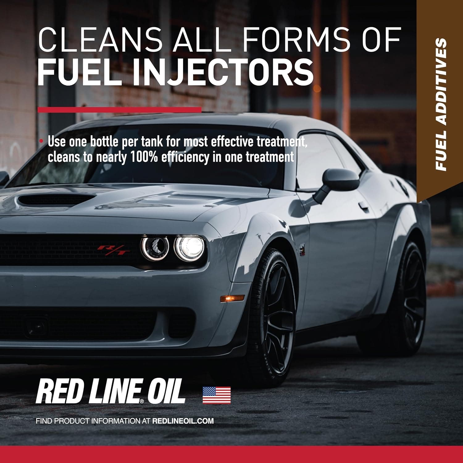 Red Line 60103 SI-1 Complete Fuel System Cleaner - 15 Ounce- Fuel Injector Cleaner and Carburetor Cleaner for Corrosion Prevention and Injector, Valve, and Combustion Chamber Deposit Removal