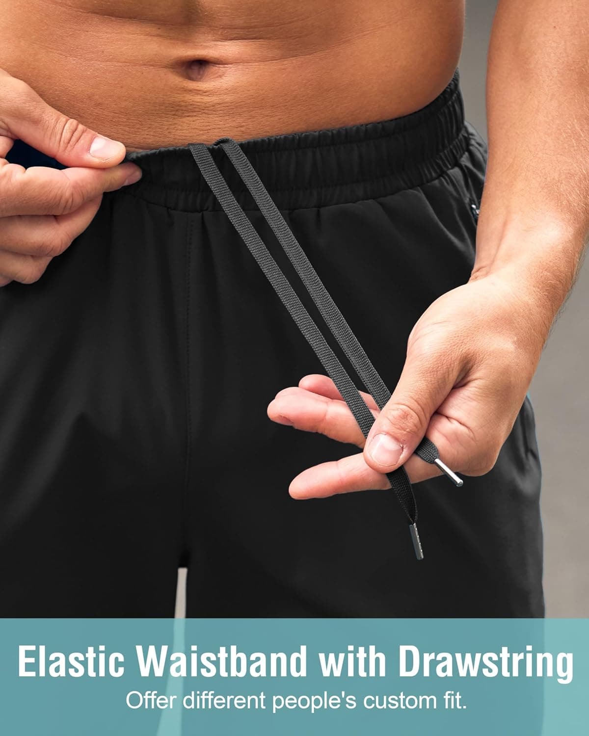 G Gradual Men's Athletic Running Shorts with 2 Zipper Pockets 7"/ 5"/ 9" | Quick Dry, Lightweight, Breathable, Moisture Wicking, Workout, Gym