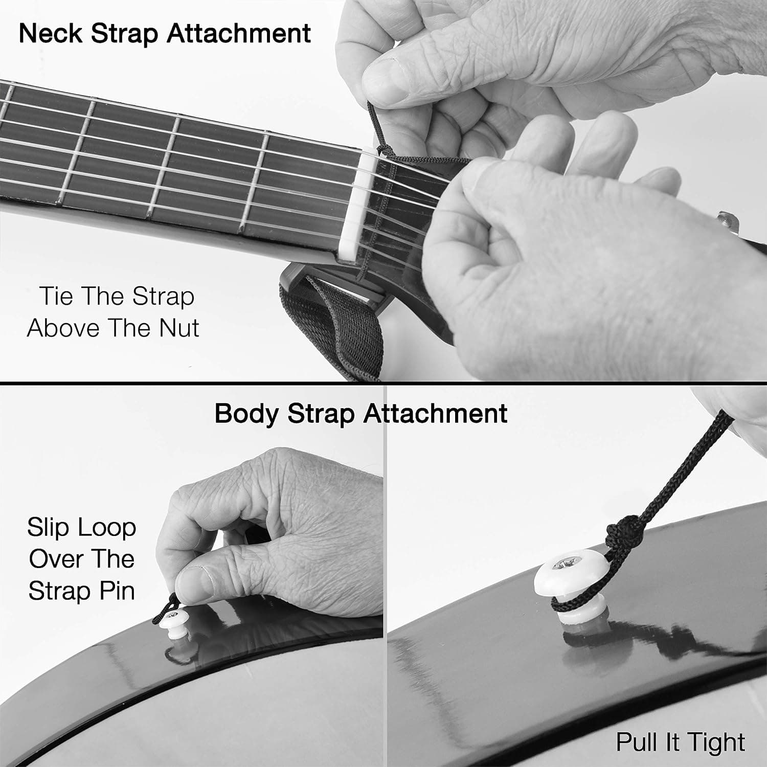 MasterPlay Kids Guitar, 30” Beginner Classical Wood Guitar For Learners, With starter kit, Bag, Strap, Tuner, Pick, Extra String, Cleaning cloth, Christmas, Birthday Gift for Girls Ages 5-12, Pink