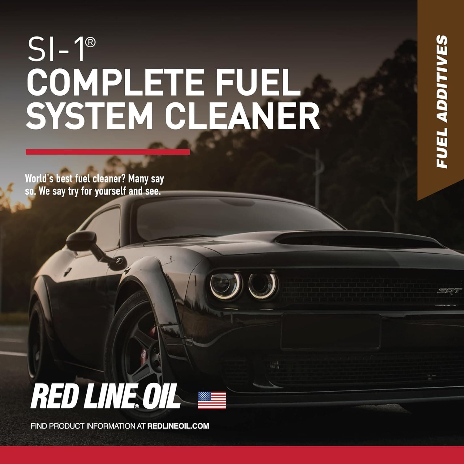 Red Line 60103 SI-1 Complete Fuel System Cleaner - 15 Ounce- Fuel Injector Cleaner and Carburetor Cleaner for Corrosion Prevention and Injector, Valve, and Combustion Chamber Deposit Removal