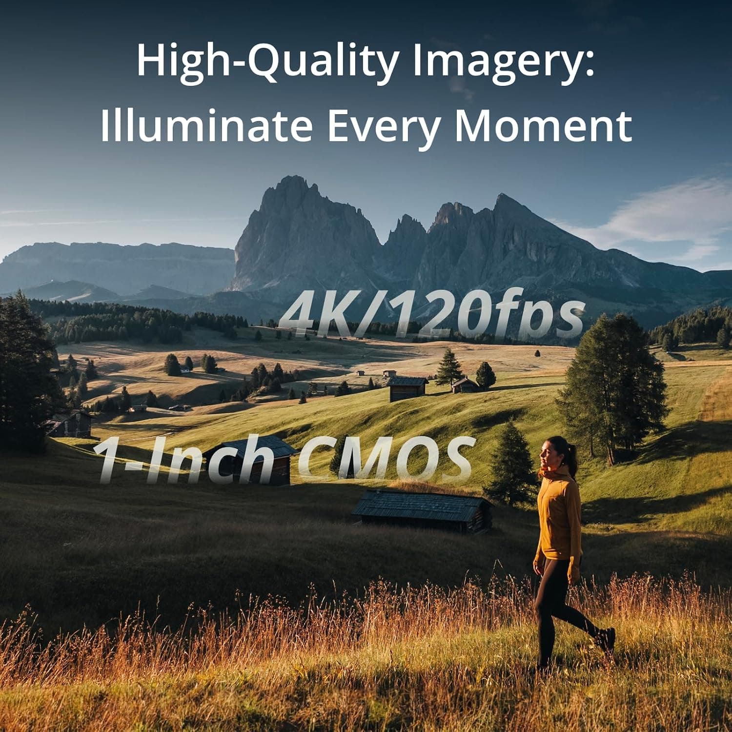 DJI Osmo Pocket 3 Vlogging Camera with 1'' CMOS & 4K/120fps Video | 3-Axis Stabilization, Fast Focusing, Spotlight Follow, 2" Rotatable Touchscreen, Video Camera Camcorder for Photography, Vlog