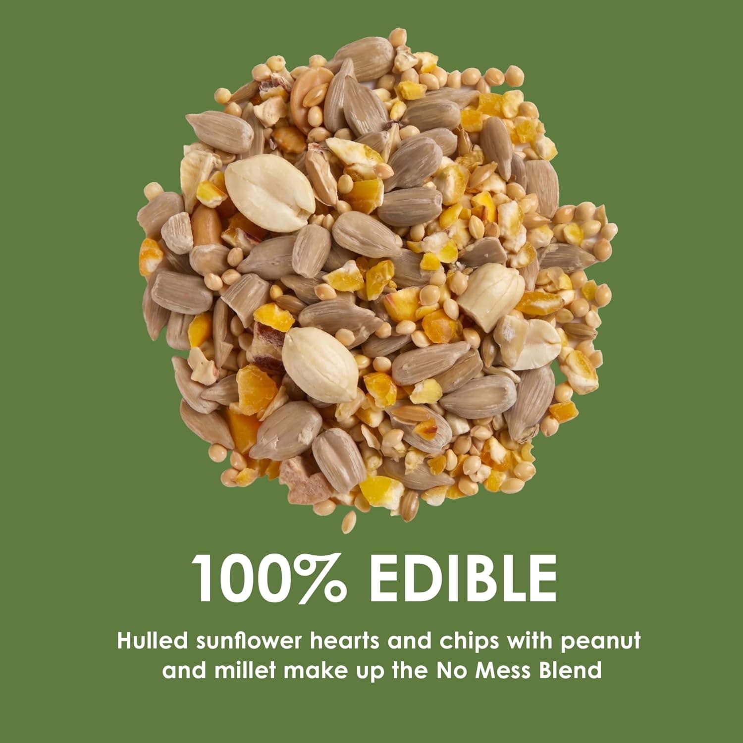 Kaytee Ultimate No Mess Food, Wild Bird Seed for Outside Feeders, Grosbeaks, Cardinals, Nuthatches, Woodpeckers & More, 9.75 Pounds