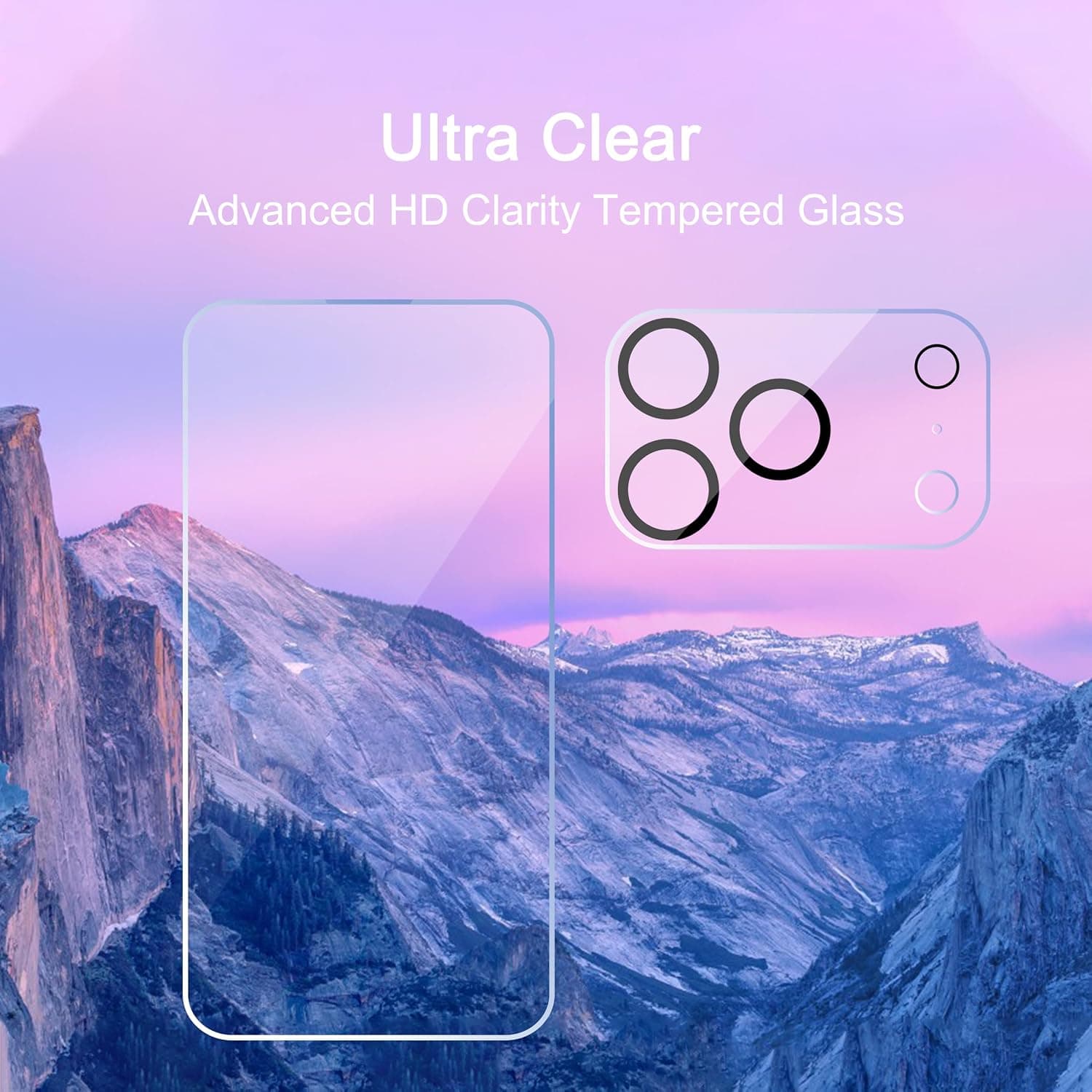 Ailun Screen Protector + Camera Lens Protector for iPhone 17 Pro, 3+3 Pack | 6.3 inch, Installation Frame, Sensor Protection, Dynamic Island Compatible, Tempered Glass, Case Friendly