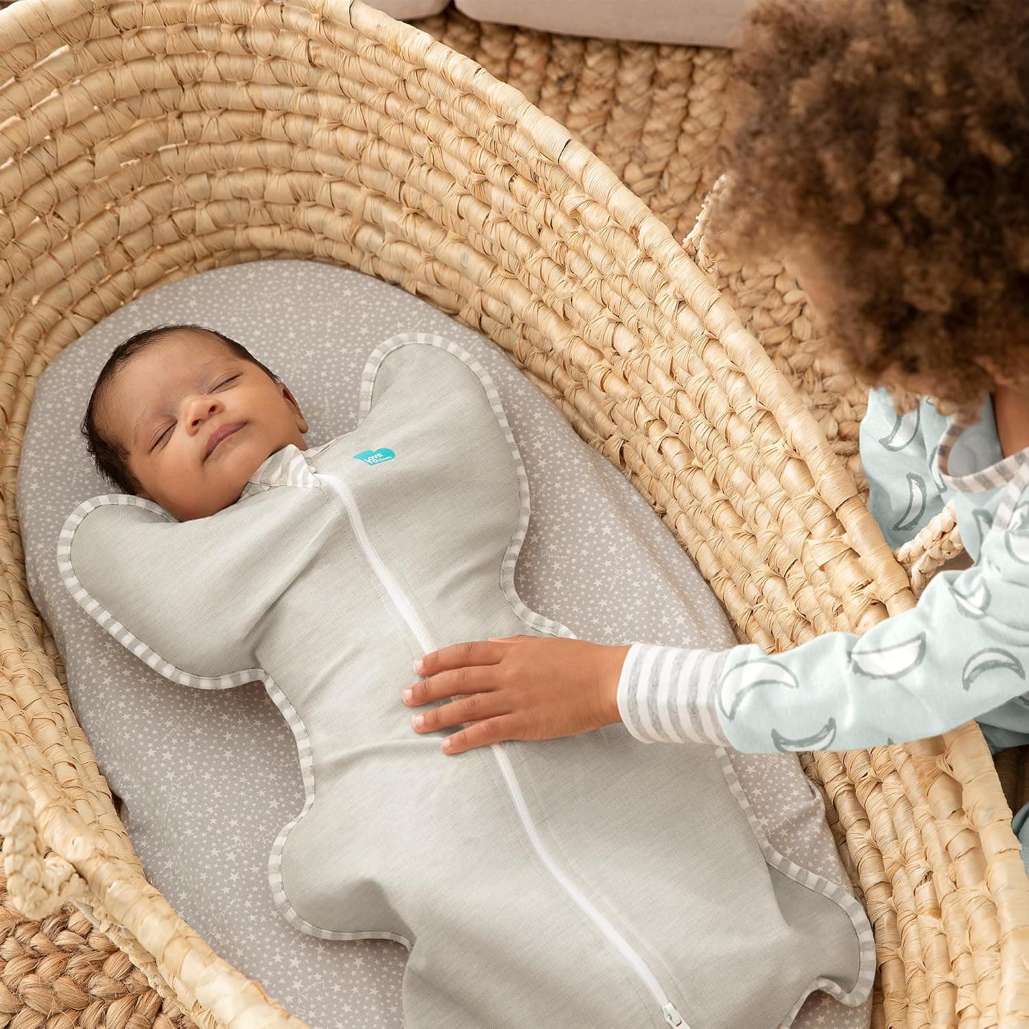 Love to Dream Swaddle UP, Baby Sleep Sack, Self-Soothing Swaddles for Newborns, Improves Sleep, Secure Fit Helps Calm Startle Reflex, New Born Essentials for Baby, Small 8-13lbs, Gray