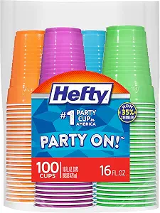 Hefty Party On Disposable Plastic Cups Review