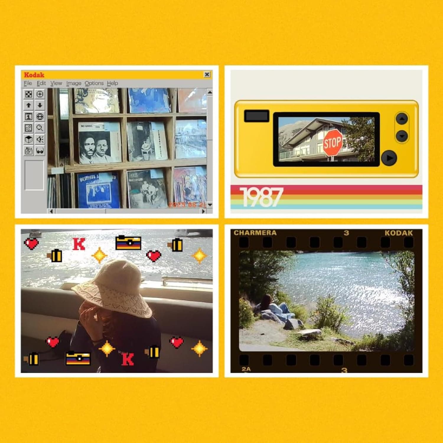 KODAK CHARMERA Keychain Digital Camera Blind Box Single Box (1PC),Mini Camera,Digicam,Video Recording,Bag Charm,1.6 Megapixels,Micro SD Card Slot,for Beginners Teens and Adults