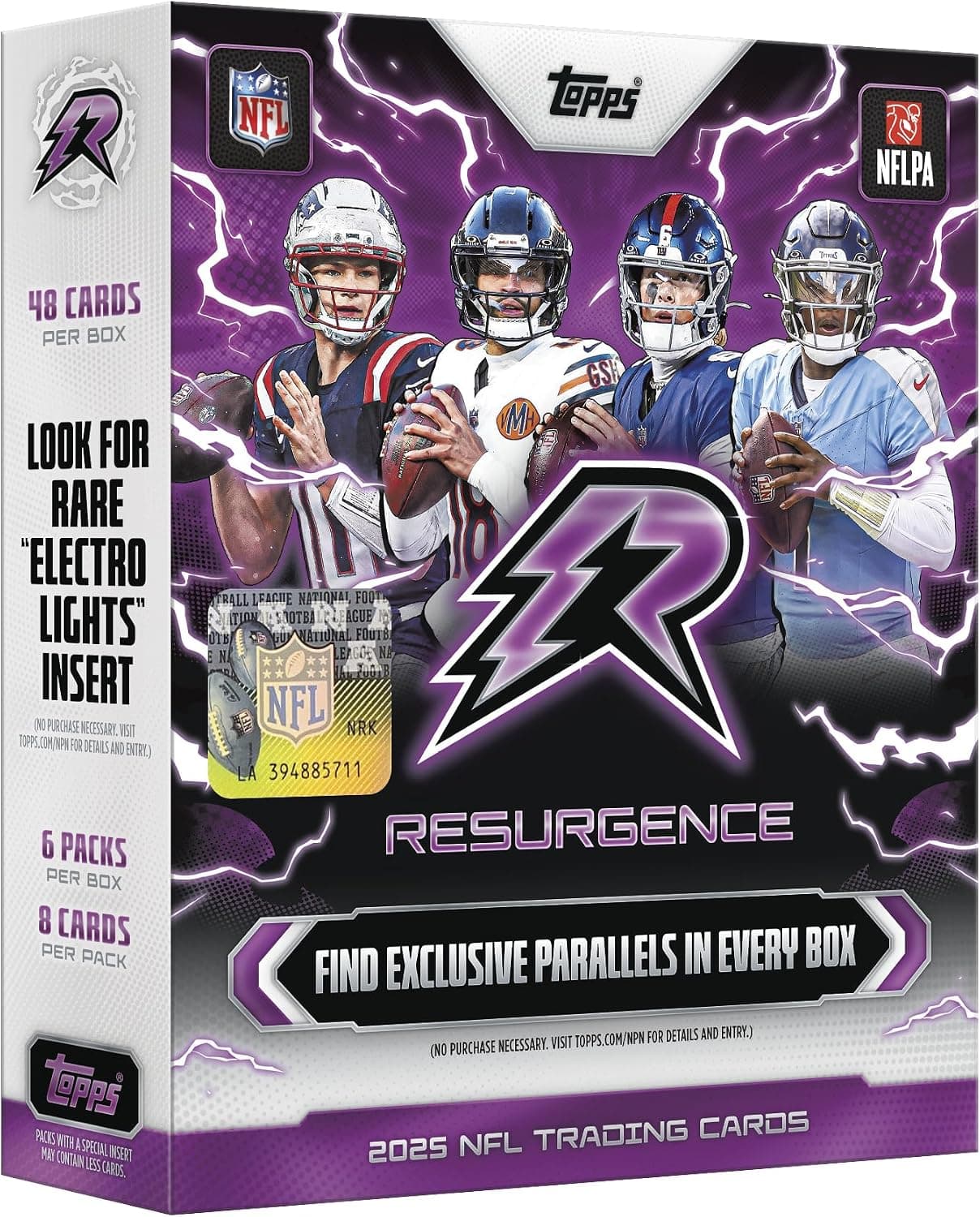 2025 Topps Resurgence Football - Factory Sealed - Mega Box