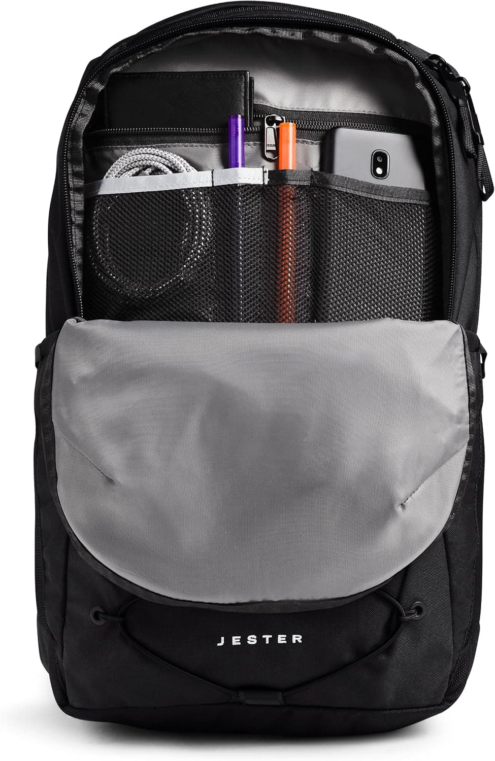 The North Face Women's Jester Everyday Backpack, Blk-NPF, OSFA | Commuter Travel Bag, Laptop Sleeve, Water-Repellent
