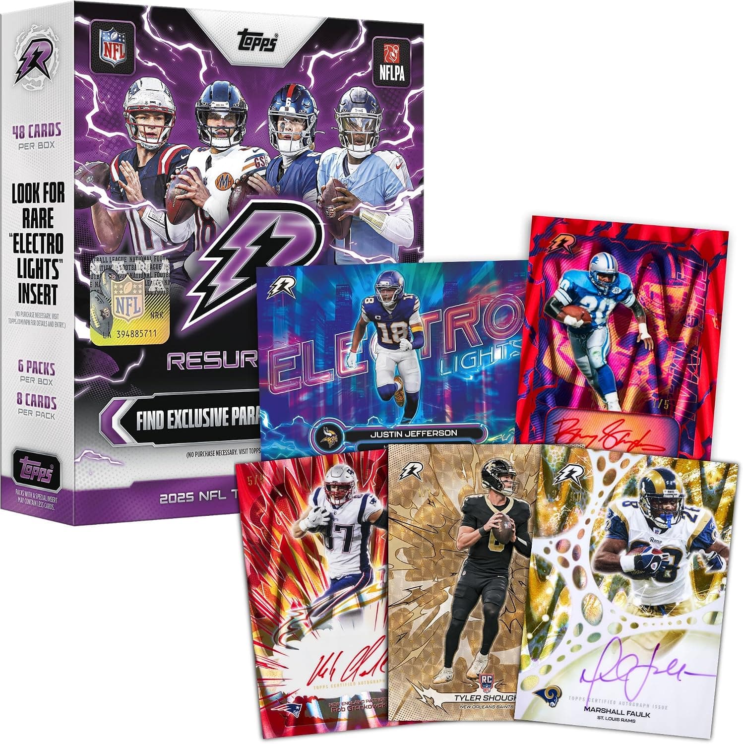 2025 Topps Resurgence Football - Factory Sealed - Mega Box