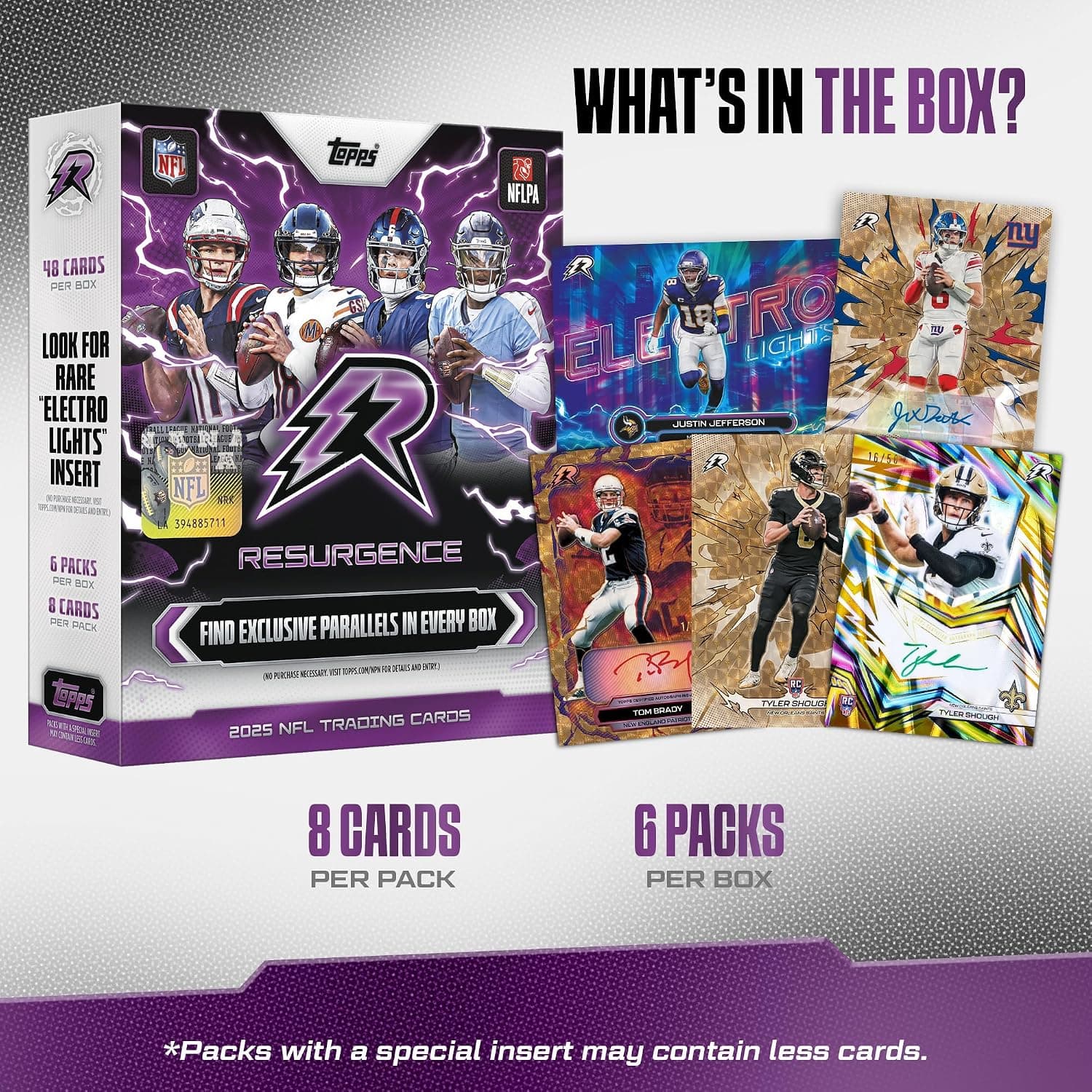 2025 Topps Resurgence Football - Factory Sealed - Mega Box