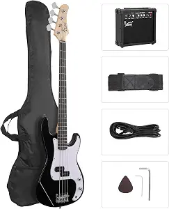 GLARRY Full Size Electric Bass Guitar Review