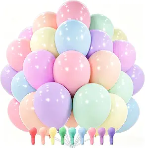 PartyWoo Pastel Rainbow Balloons Review