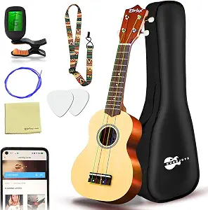 Everjoys Soprano Ukulele Beginner Kit Review