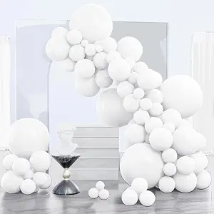 PartyWoo White Balloons Review